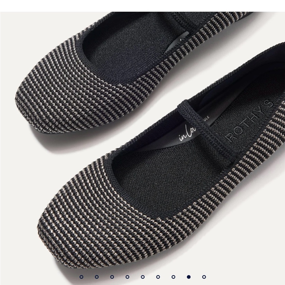 Rothy's Black and White Women's Shoes